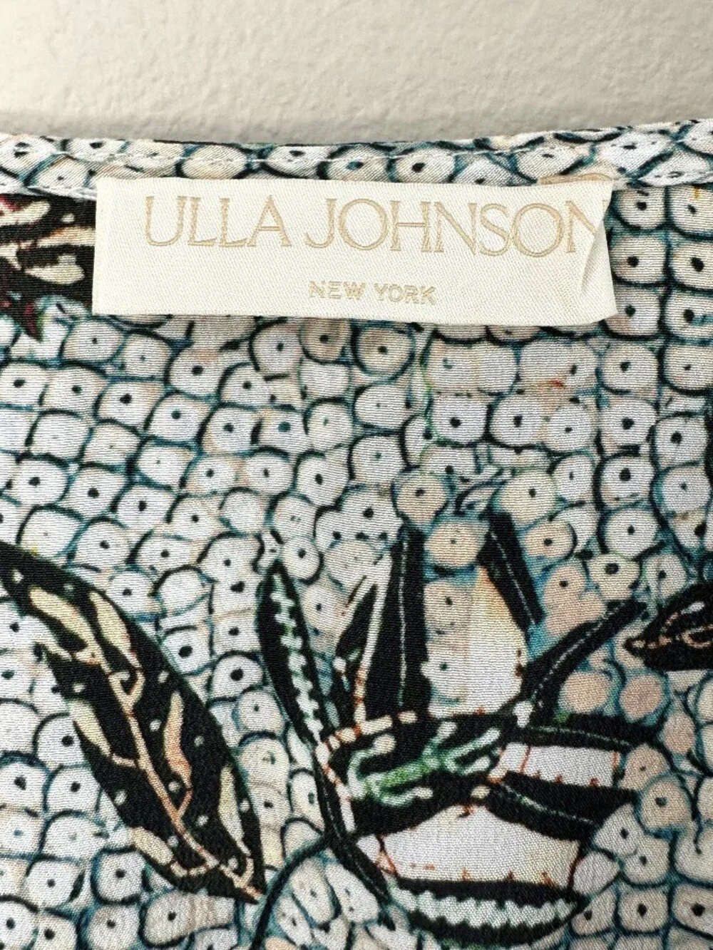 Ulla Johnson Brielle Silk Flutter Sleeve Midi Dress, 2, Elegant Whimsical - Picture 4 of 12